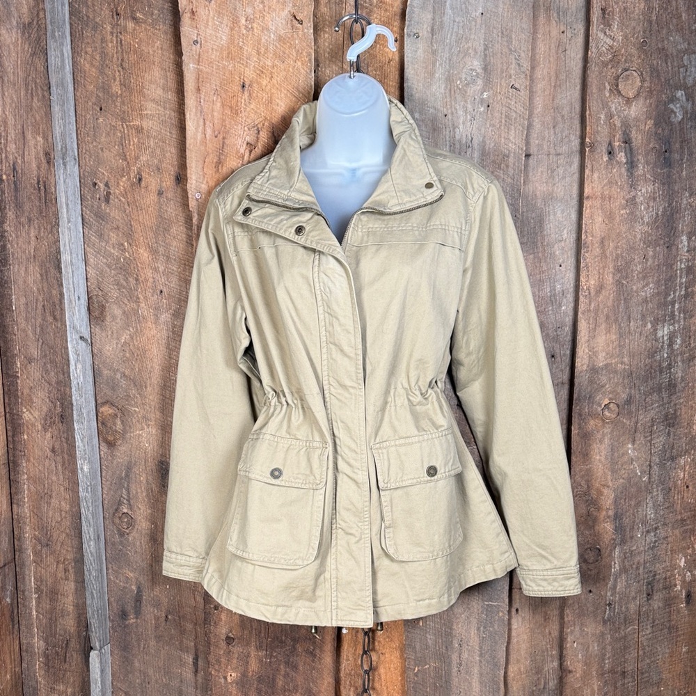 Wenven Women's Tan Safari Jacket